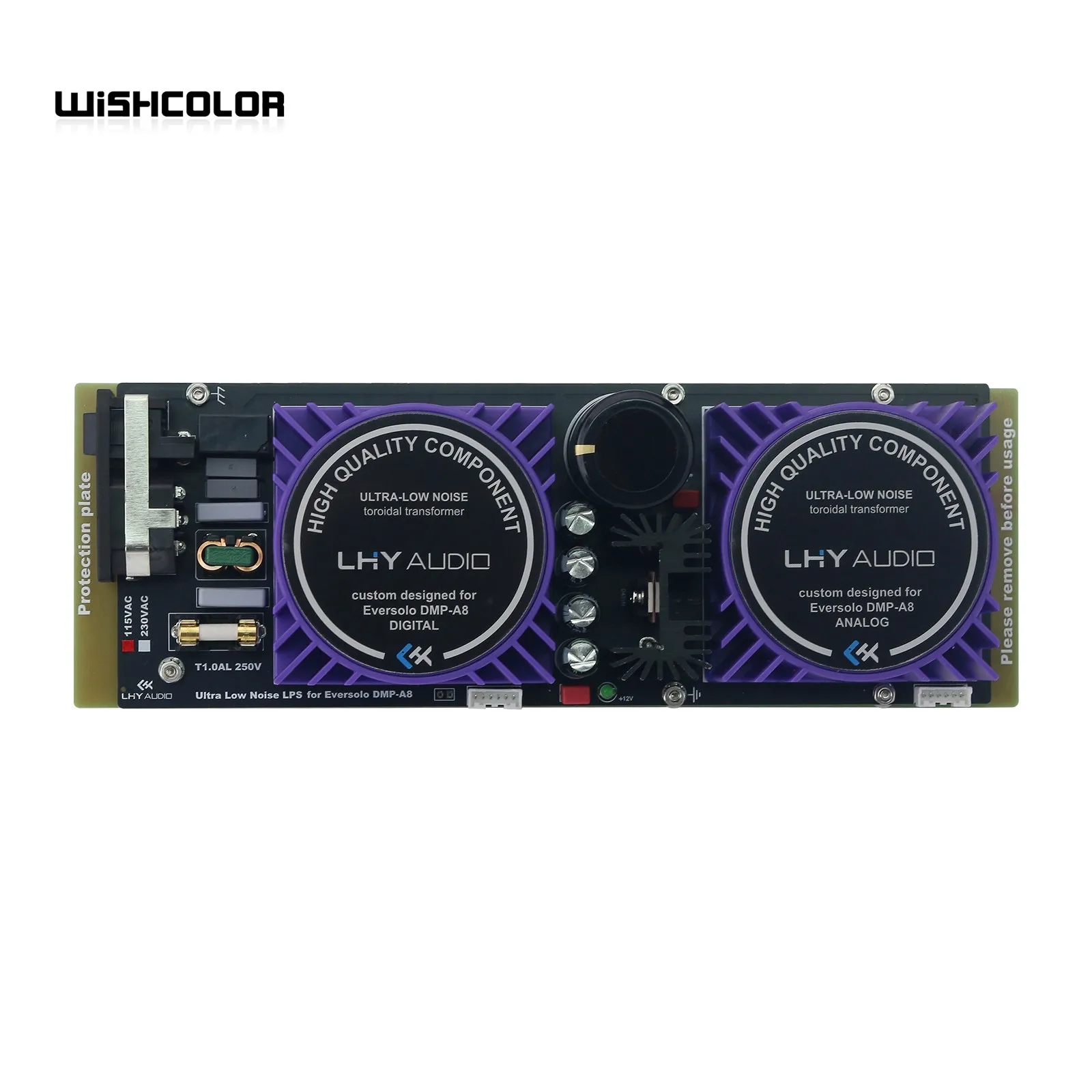 Wishcolor LHY AUDIO LPS-A8 Linear Power Supply + Single Crystal