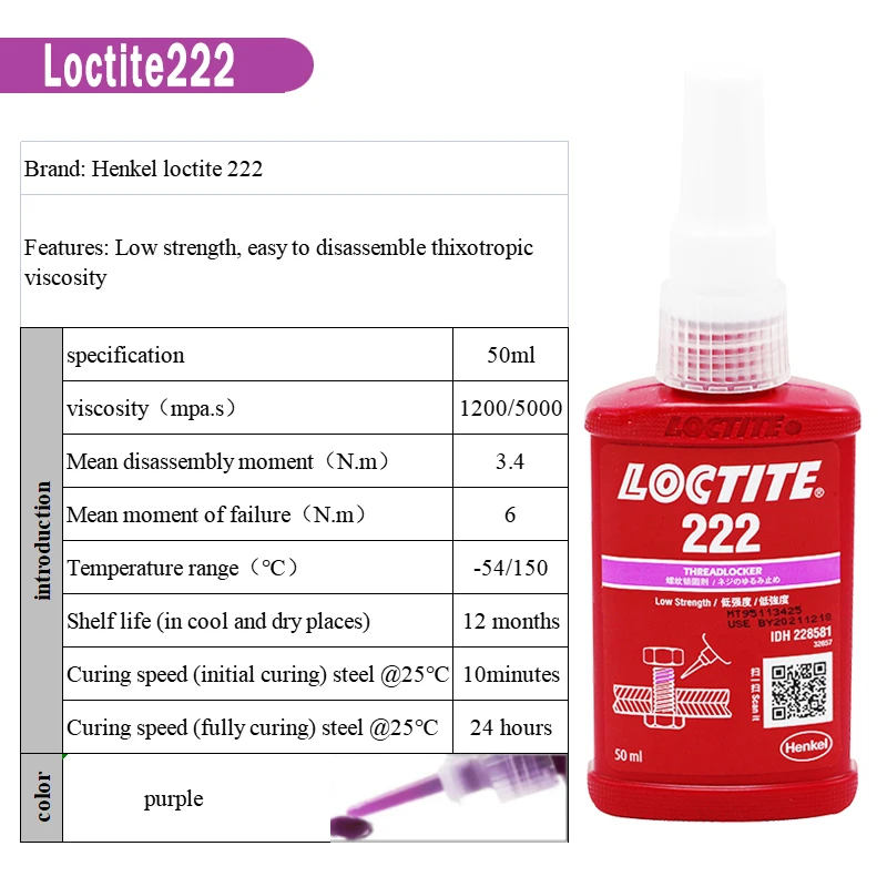 henkel loctite 222 242 243 263,271