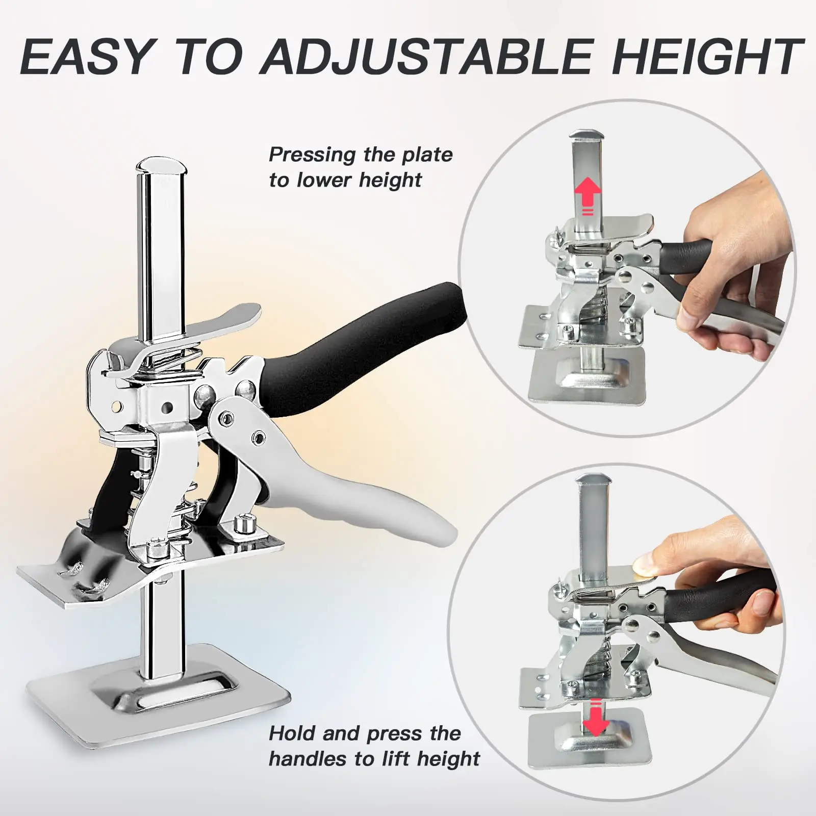 Lifting Tool Labor-Saving Arm Jack Door Panel Drywall Lifting Cabinet Board Lifter Tile Height Adjuster Elevator ToolsHeight re