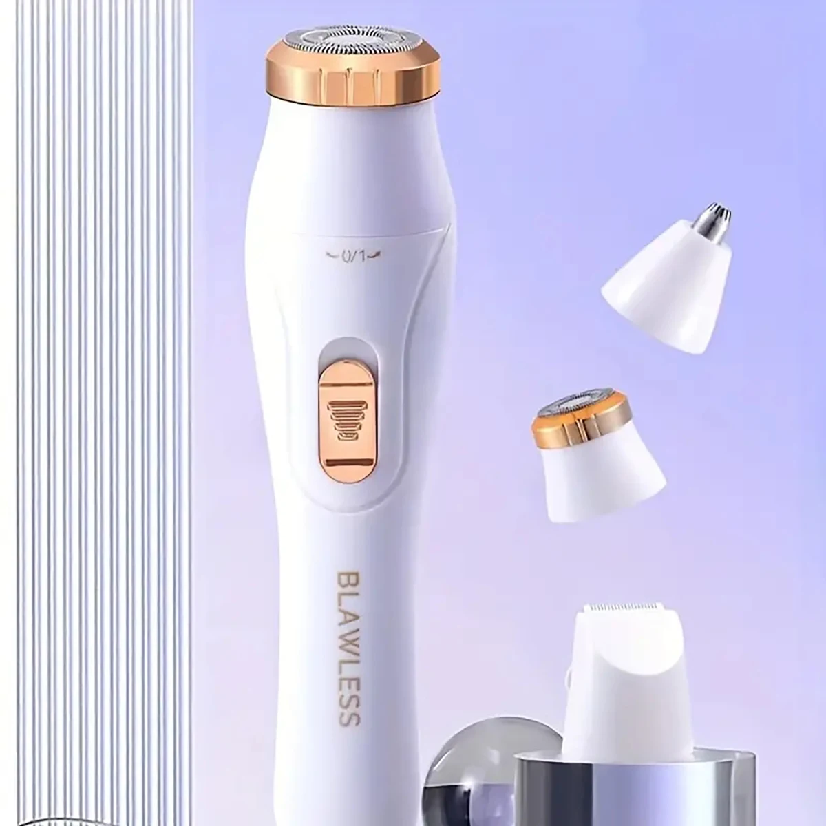 Women's 3-in-1 Electric Multifunctional Hair Removal Set-Facial, Nose, and Whole Body Trimmer Perfect Gift