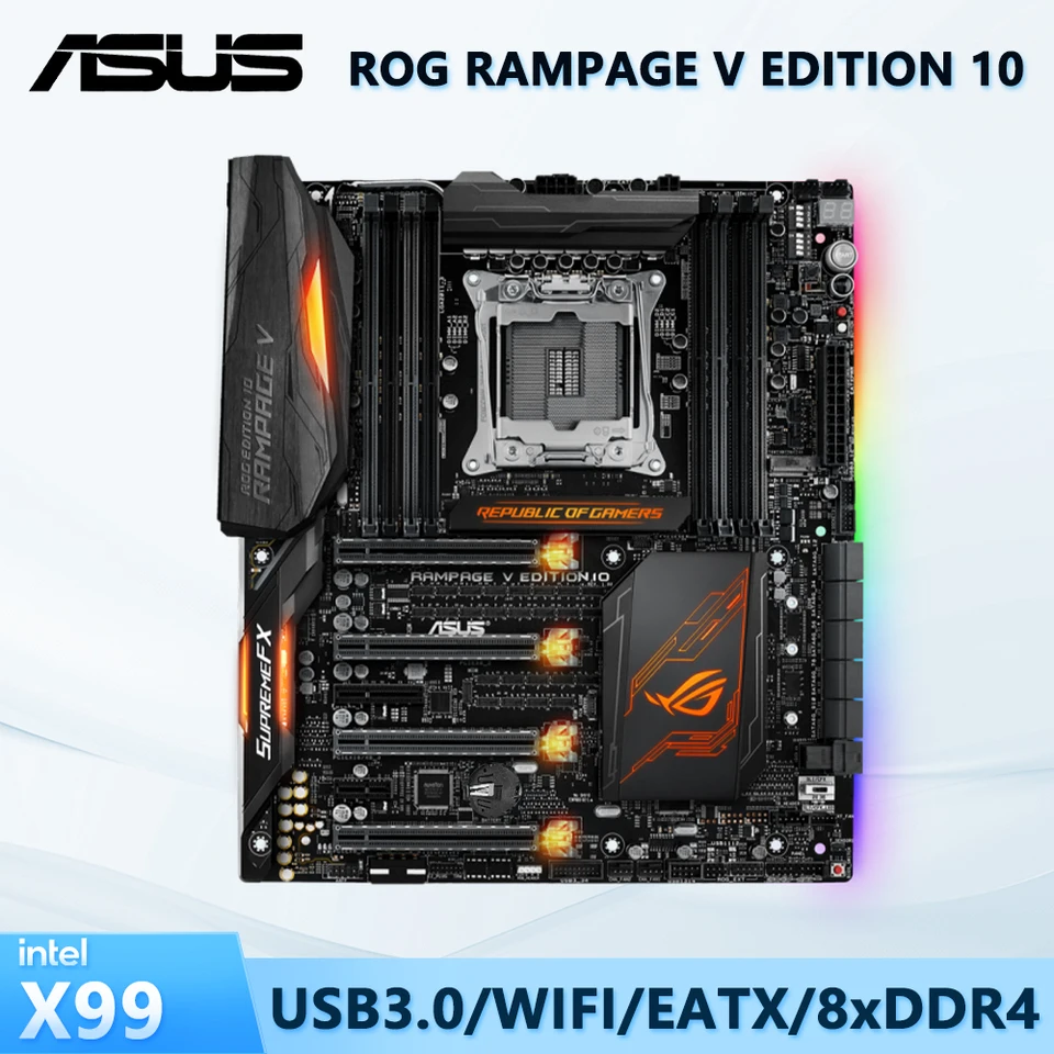 Asus X99 Rampage V Extreme Edition 10 ASUS RAMPAGE V EDITION 10 E