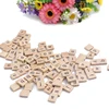 100 PCs Wooden Tiles Black Letters for Crafts 6