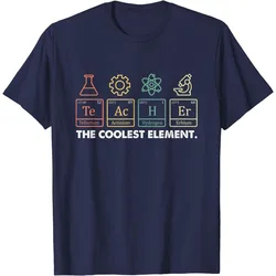 Vintage The Coolest Element Chemist Graphic T - Shirt, Men's Large, Short Sleeve Casual Tee - XXXL (Navy Blue)