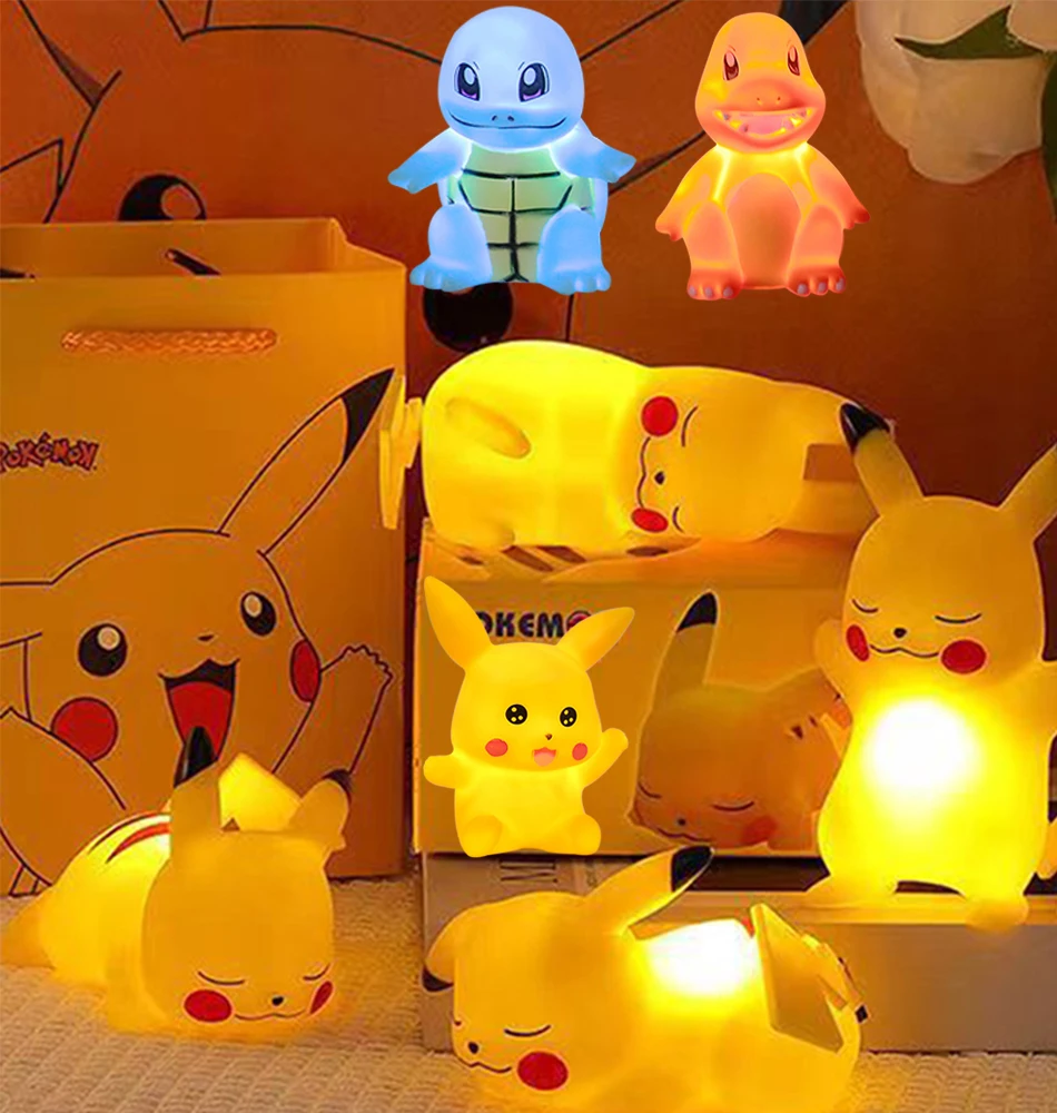 Lâmpada Noturna Animada Pikachu - Pokémon