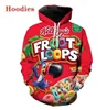 New Men/Womens Froot Loops Funny 3D Print Fashion Tracksuits Crewneck hoodie Joggers Pants + Hoodies TZ08 3