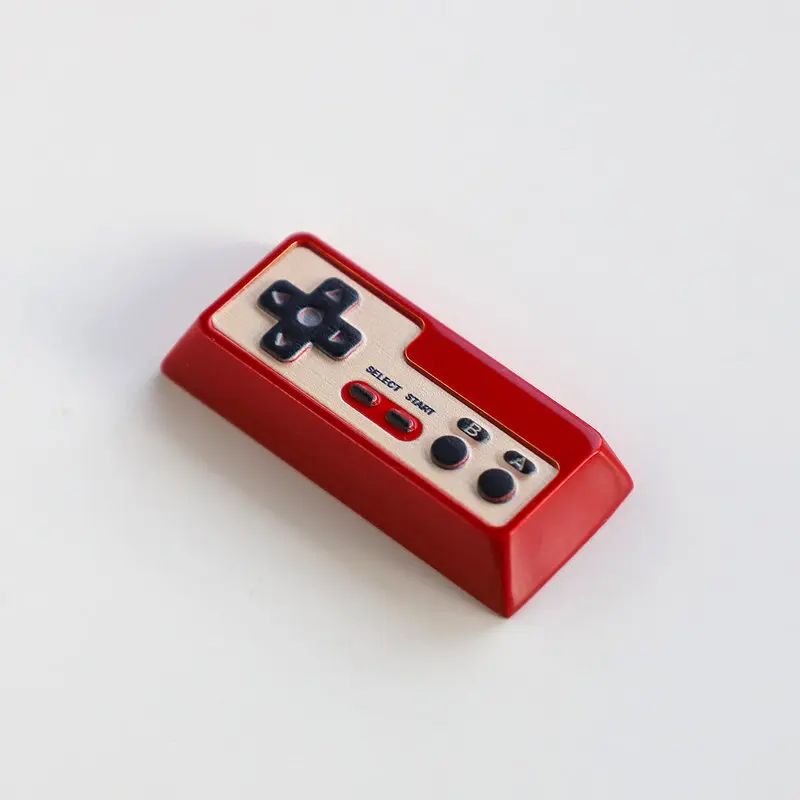 Tastiera Meccanica Originale Rossa e Bianca per Console di Gioco Retro, Tastiera in Metallo per PC Gaming, Tastiera da Collezione con Keycap Regalo - immagine 6