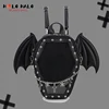 Bat Wings Ita Backpack Enamel Pin Display Shoulder Bag Goth Pin Collector Female Small Clear School Bag Punk Ita Purse Bag 1