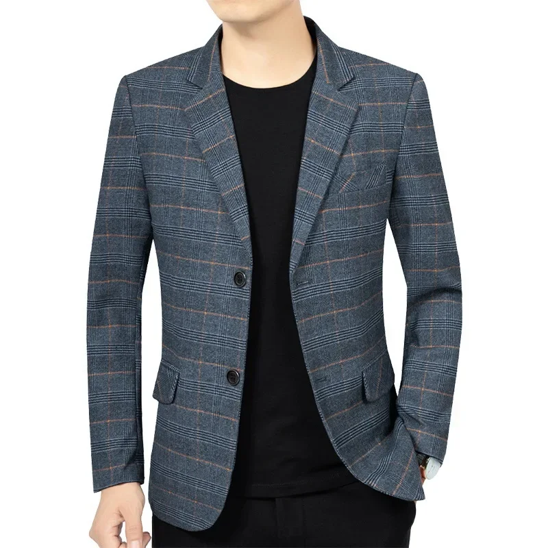 Plaid Blazer for Men – Casual & Stylish Trend Jacket main image 1