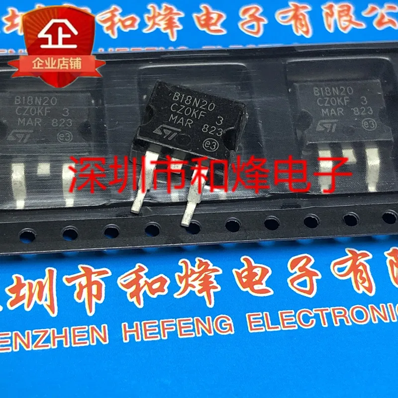 

5 шт.-10 шт. B18N20 STB18N20 TO-263 200V 18A Новый и оригинальный на складе