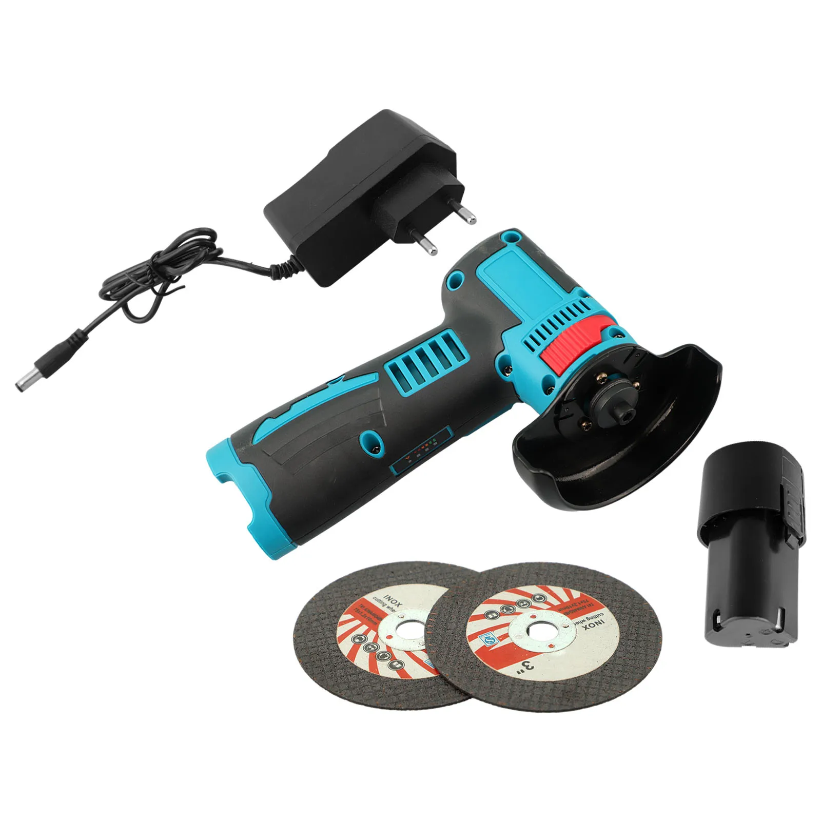 

12V Brushless Angle Grinder 19500RPM Rechargeable Grinding Tool Cutting Grinder Workshop Equipment Abrasive Tools Power Tools