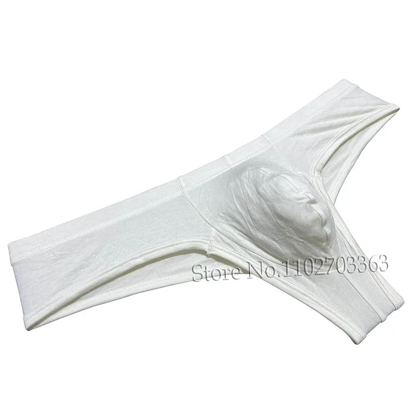 Men's Sexy Modal Bikini Boxer Briefs with Comfortable Enhancing Pouch Mini Bokserki Underwea