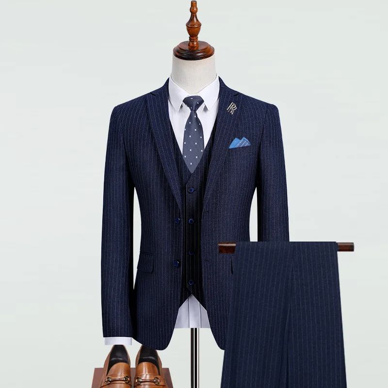

Custom Made Groom Wedding Dress Blazer Pants Business High-end Classic Dress Trousers ZHA06-57999