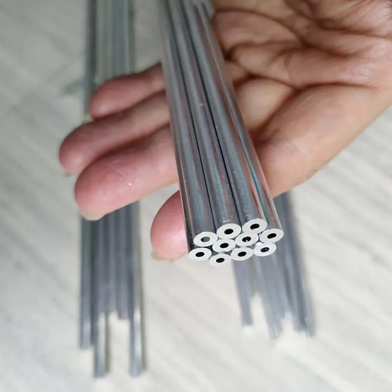 3/4/5/6mm Dia 6061 aluminum tube Small diameter AL capillary pipe Length 24cm 49cm