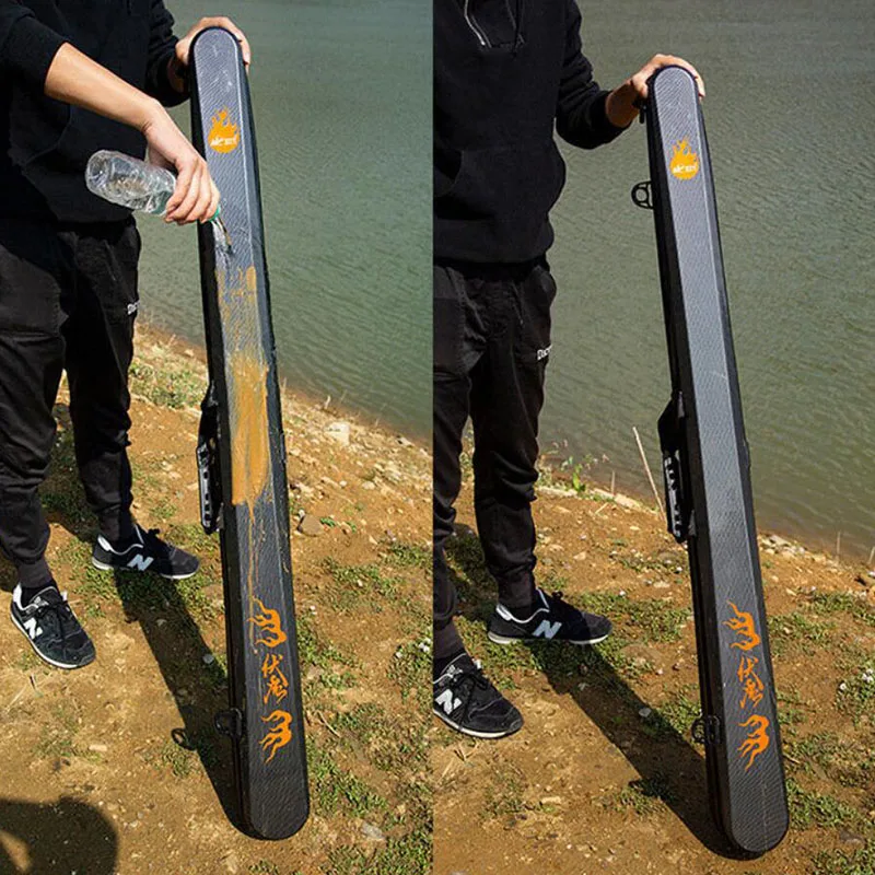 

130CM Fish Hard Shell Rod Bag Fishing Rod Bag Multi-functional Storage Rod Bag Waterproof Fishing Gear Bag 낚시 하드 케이스