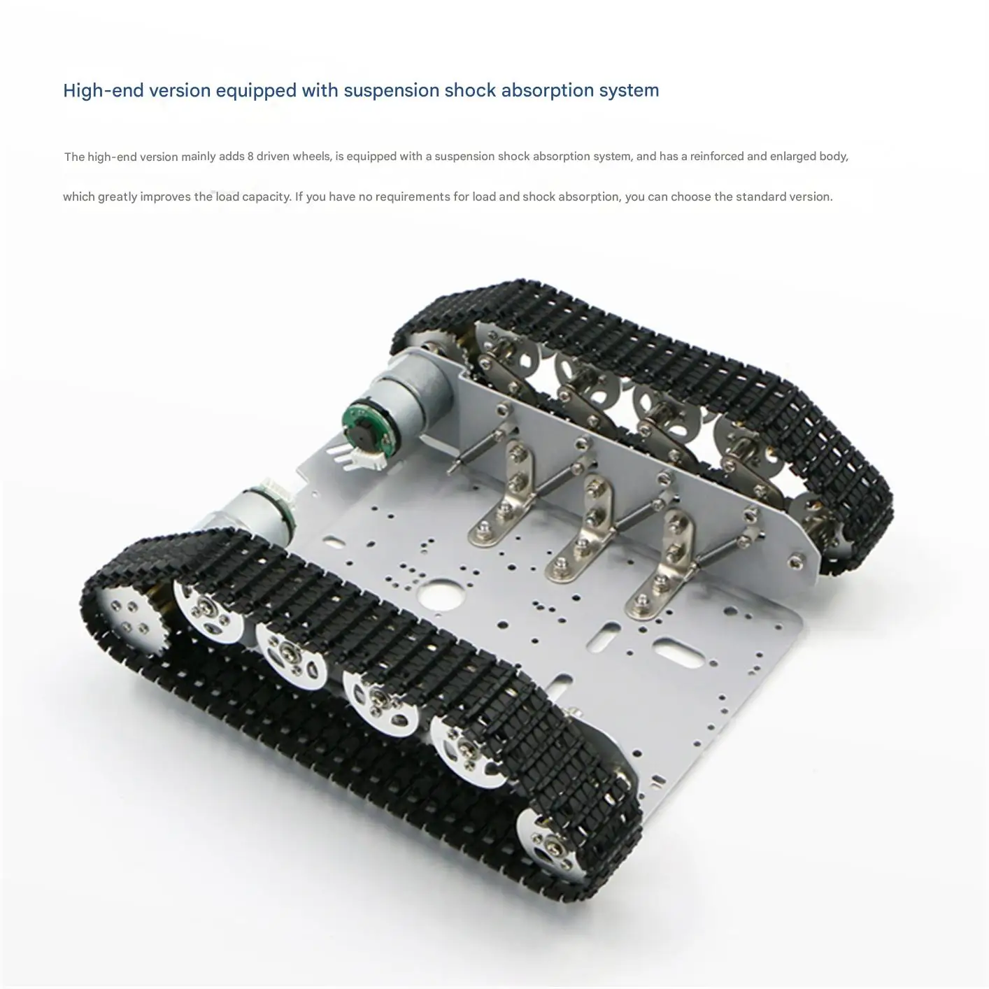 WHEELTEC R3 series crawler vehicle chassis, made of all metal, strong and stable