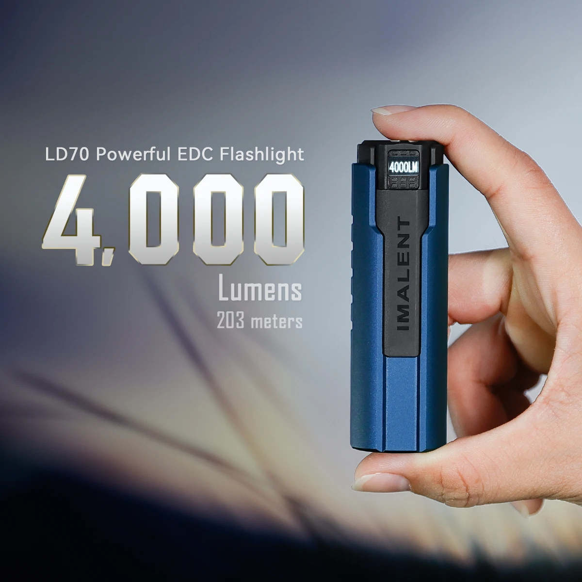 IMALENT LD70 CREE XHP70.2 4000lm 203m EDC LED Flashlight