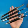 22cm Elves Anduril Middle-earth Weapon Glamdring Aragorn Narthil Sword Metal Katana Samurai Sword Keychain Ornaments Gifts Toys 1