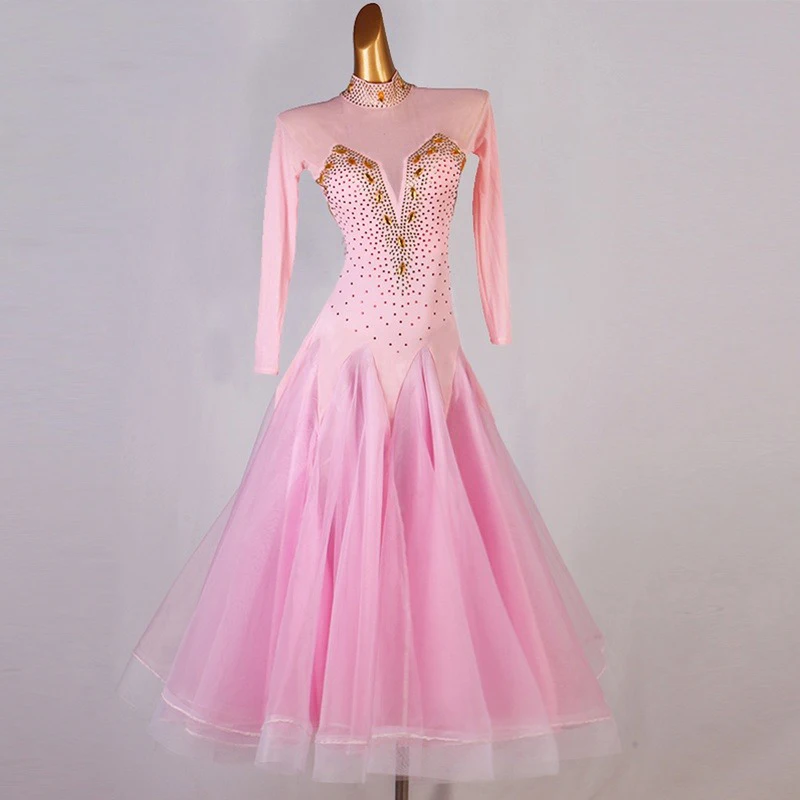 

New Women 's Clothing Costumes Standard Ballroom Competition Dress 2024 Big Swing Skirt Performance Clothes Dress Modern Dance