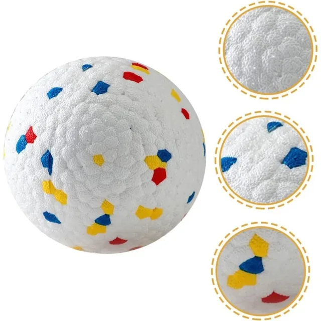 1/2pc Pet Dog Toy Super Bite Resistant Ball Light Chew ETPU Ball High Elastic Interactive Throwing Flying Toys For Dogs Supplies 2
