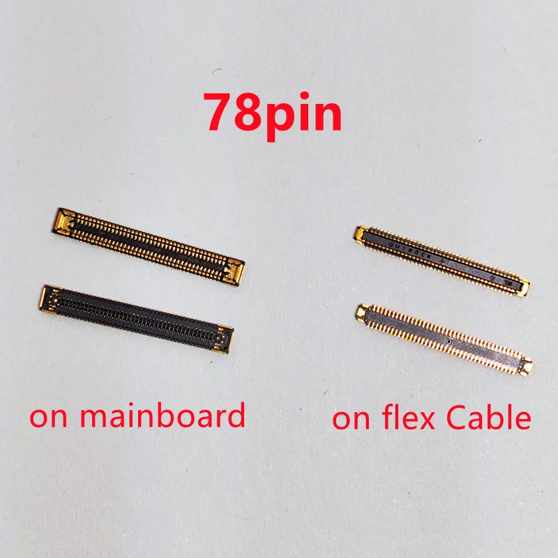 10 шт. 78Pin USB зарядная док-станция порт FPC разъем на плате для Samsung Galaxy A32 4G A325 SM-A325F 5G A326 A42 A426 A426B