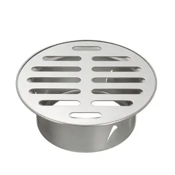 กลางแจ้ง Anti-blocking สแตนเลสสตีลท่อระบายน้ําชั้นระเบียงระบายน้ําฝาครอบท่อฝนหมวกระบายน้ําประปา FITTING 1