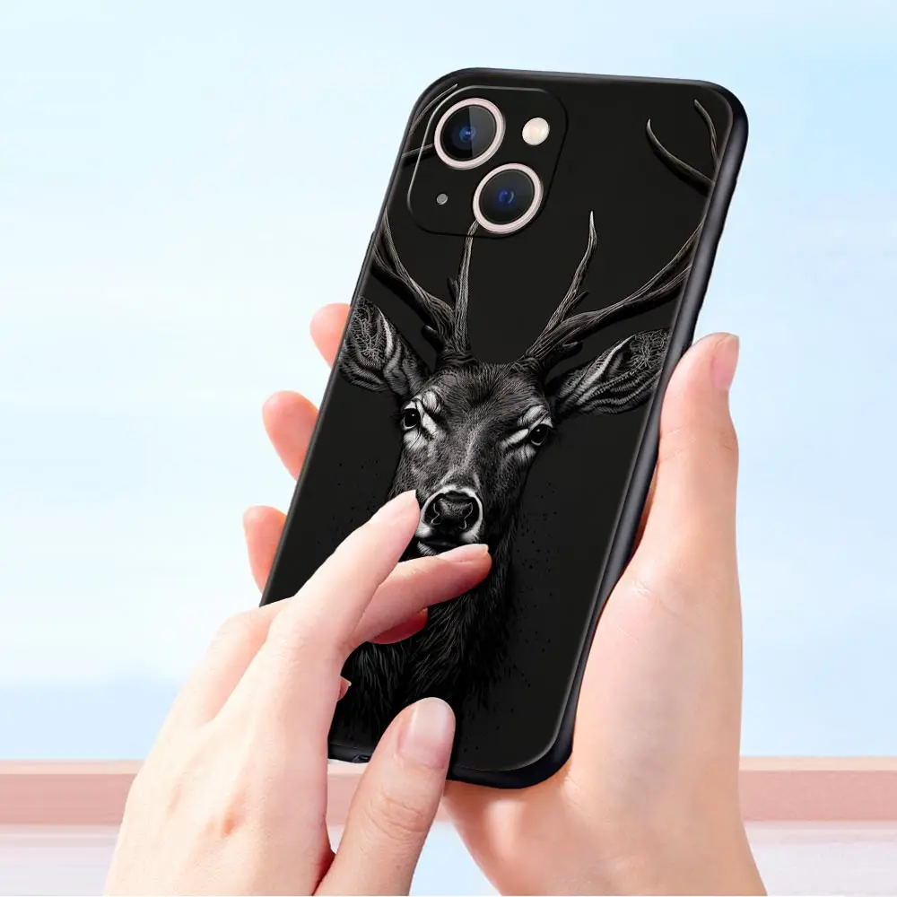 Luxury Deer Hunting Camo Soft Silicone Phone Cover