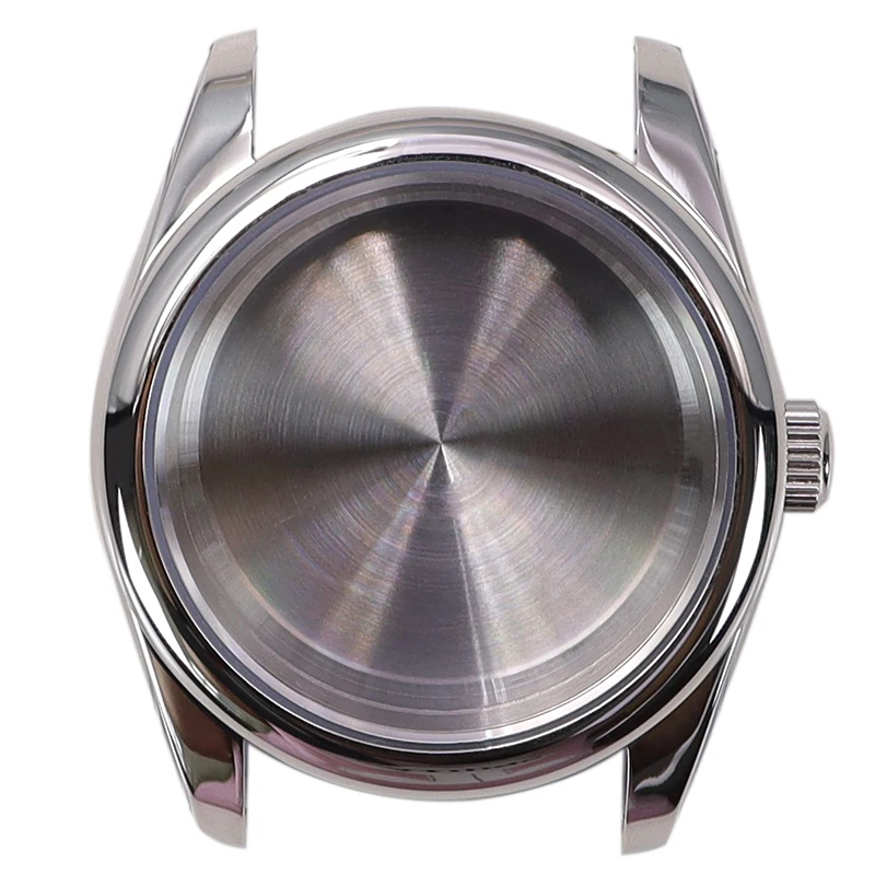 Luxury 316L Stainless Steel Watch Case with Oyster Perpetual Design, 28.5mm Dial Size