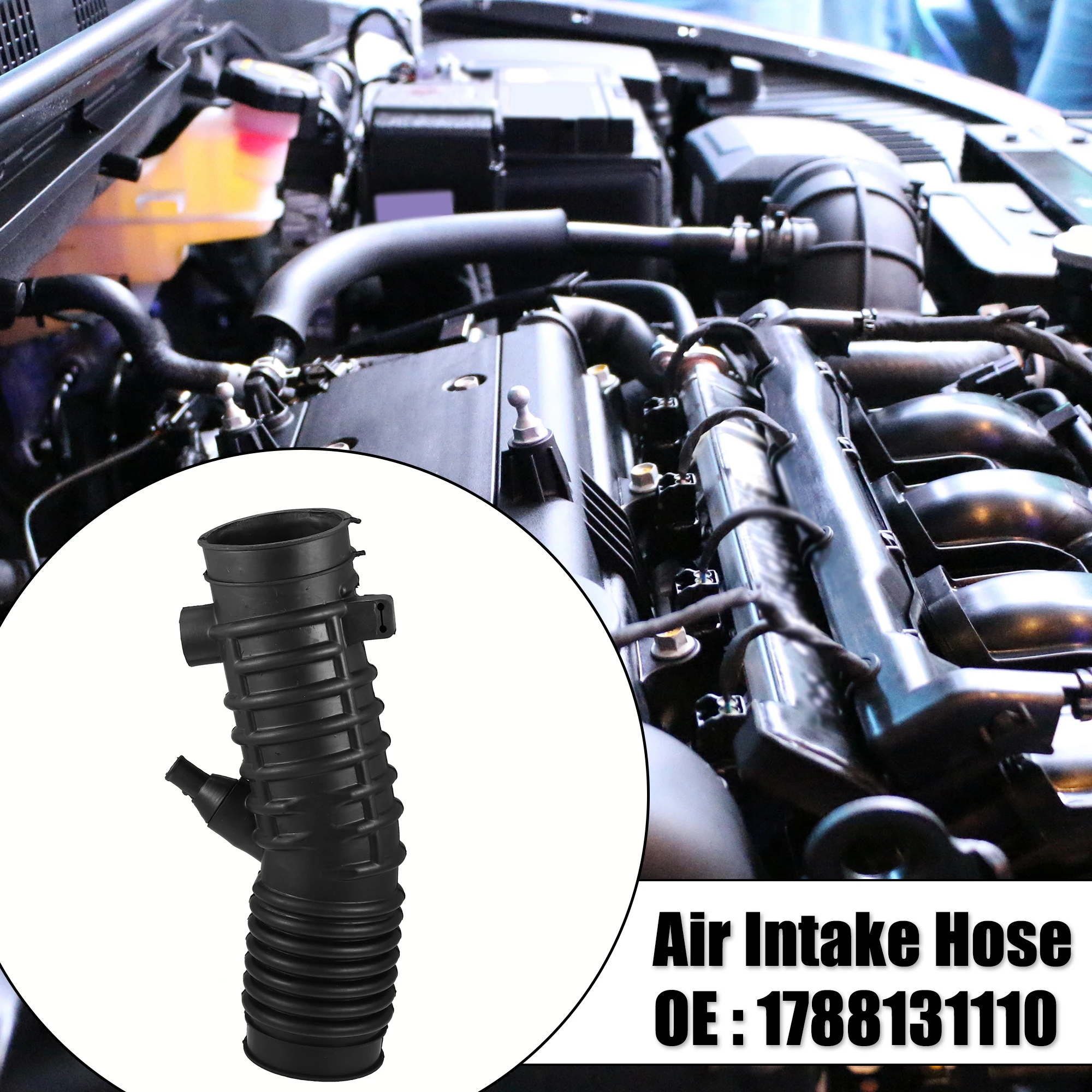 X Autohaux Auto Engine Air Flow Meter Boot Intake Hose to Throttle Body Tube 1788131110 for Lexus GS300 2006 Car Accessories