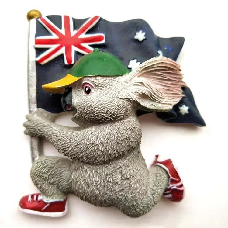 Koala of Australia Magnete 3D da frigo da Viaggio Souvenir Regalo Decorazione casa Cucina Adesivo Magnetico, Collezione di magneti per Frigorifero