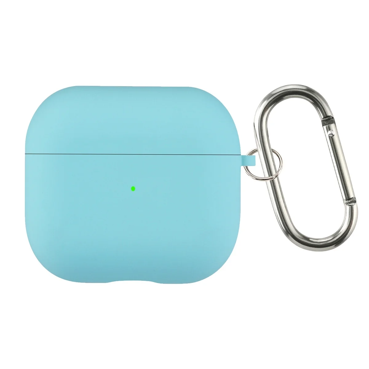 Flocking Silicone Bluetooth Headphone Case with Metal Buckle - Wireless Charging Compatible Cover