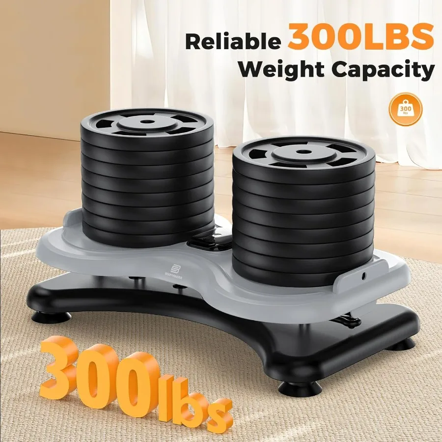 Waist Twist Board with LCD Display and Resistance Bands, Ab Twister Machine for Abs Workout, Slim Waist and Core Exercise, Home