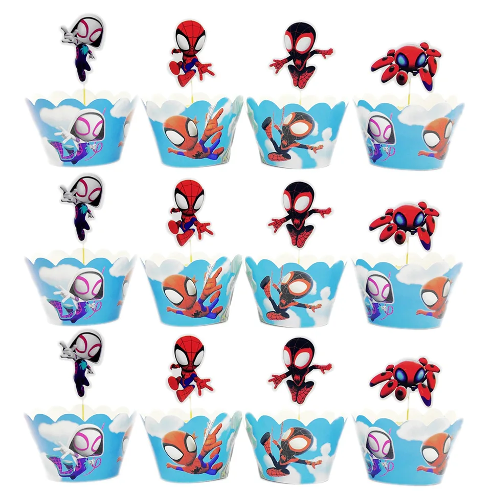 Children's Birthday Party Decorations Spidey And His Amazing Friends Birthday Decorations - Party Supplies Set With Banner & Balloons Children's Theme Party