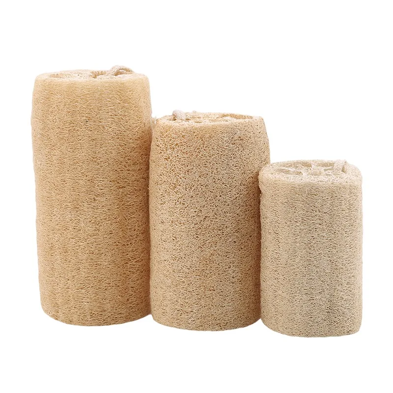 1PC Organic Loofahs Loofah Spa Exfoliating Scrubber natural Luffa Body Wash Sponge Remove Dead Skin Made Soap