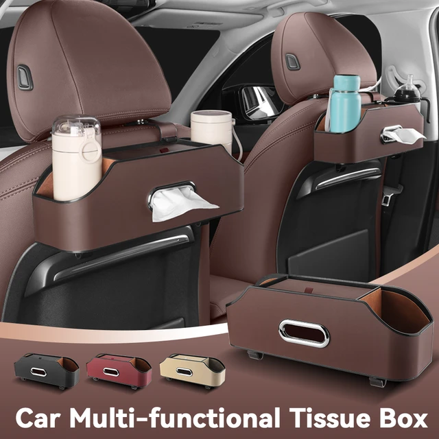 Car Backseat Tissue Box Multifunctional Storage Organizer Bag Seat Back Auto  Accessories For BMW X1 X4 X5 X7 X6 - AliExpress