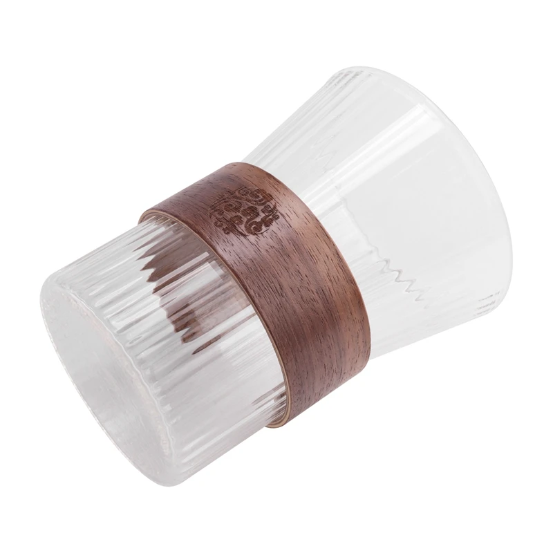 

Стеклянная кофейная кружка, подставка для чашки из ореха, стеклянная чашка, стаканы для питья, кавайная чашка, посуда для кофе, красивые чайные кружки, пивная кружка