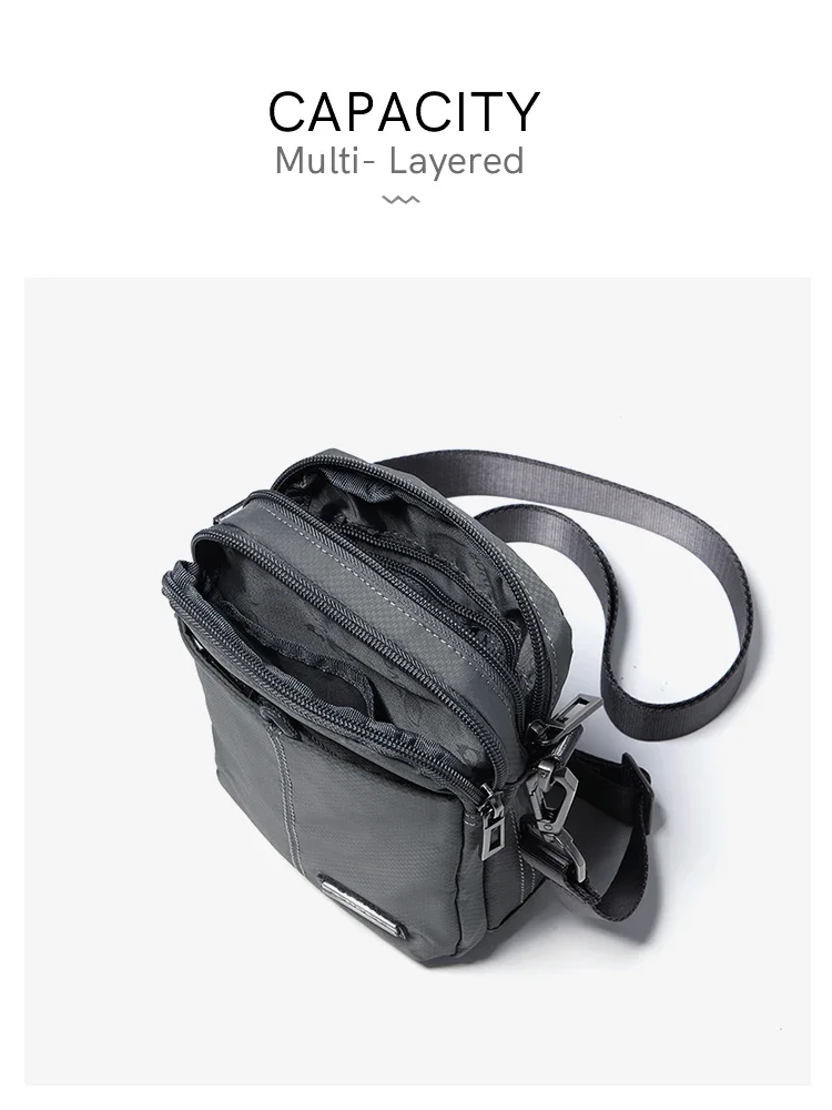 Fouvor women's small nylon crossbody canvas casual sports shoulder stylish mobile phone bag 2961-08