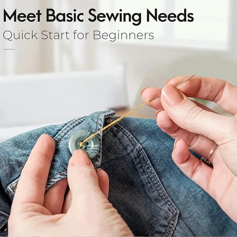 Premium Sewing Supplies Set - Complete Sew Kit of Needle and Thread for Beginners Basic Home Hand Sewing Repair Kits - 4
