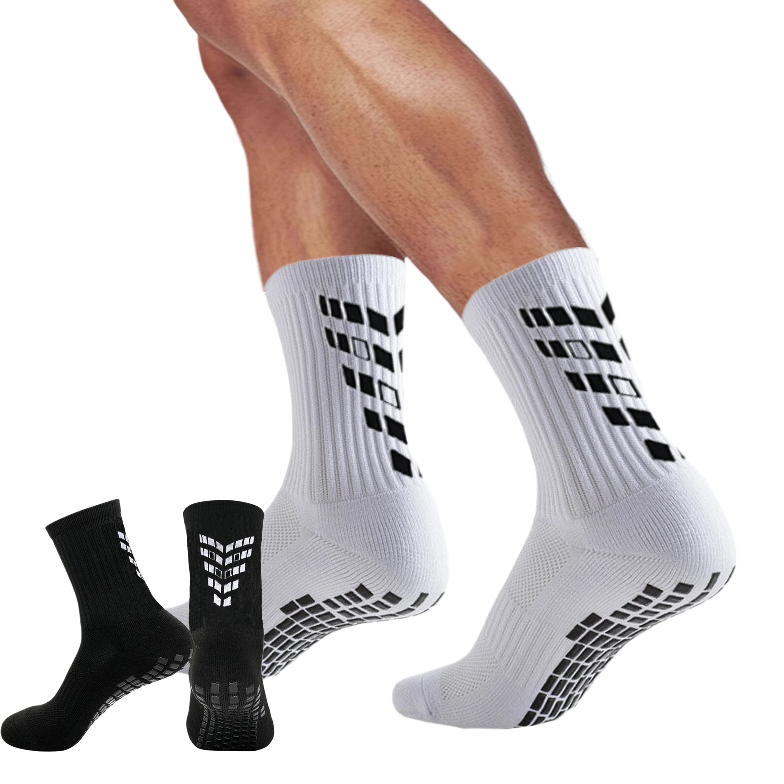 Premium Non-Slip Grip Athletic Socks - Versatile Sports Performance Footwear