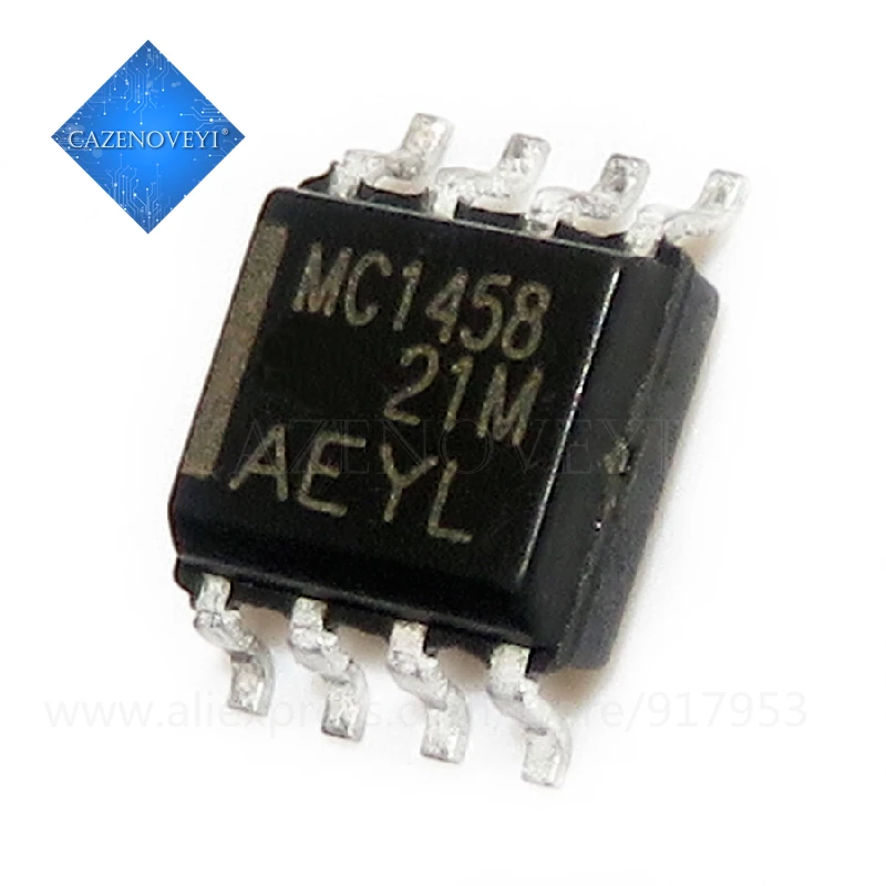 

50pcs/lot MC1458DR MC1458D MC1458 SOP-8 In Stock