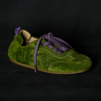 Sandales en cuir véritable en daim de vache pour femmes, plates-formes compensées, chaussures Mary Jane en caoutchouc, pantoufles, mode de luxe 4