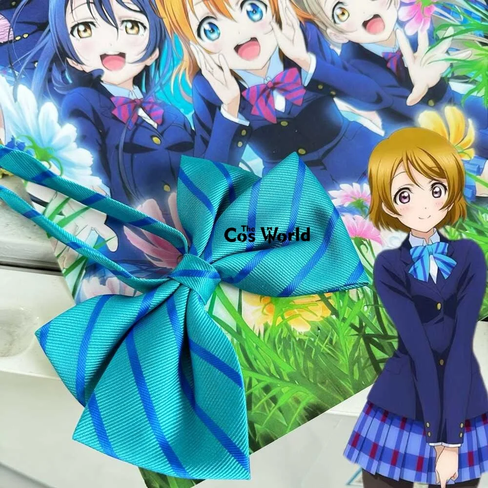 Love Live 9 Characters Kousaka Honoka Sonoda Umi Ayase Eli Anime Bow Tie for Japanese JK School Uniform Cosplay Costumes 10