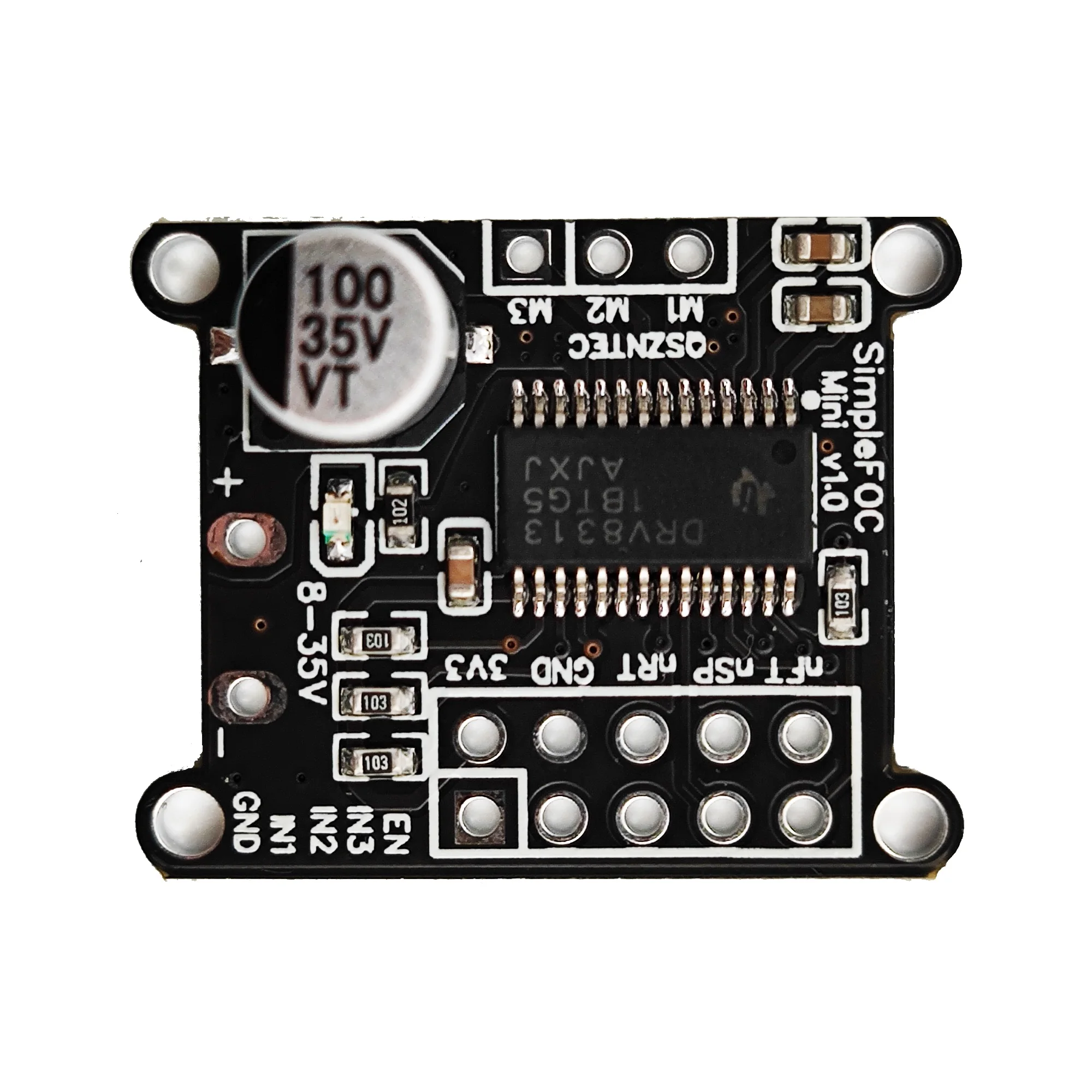 DRV8313 Simple FOC Mini v1.0 DC bürstenloser Motor-Treiberplatine FOC-Steuerung Treiber SVPWM-Steuerung DC 8-30V Modul – Detail 4