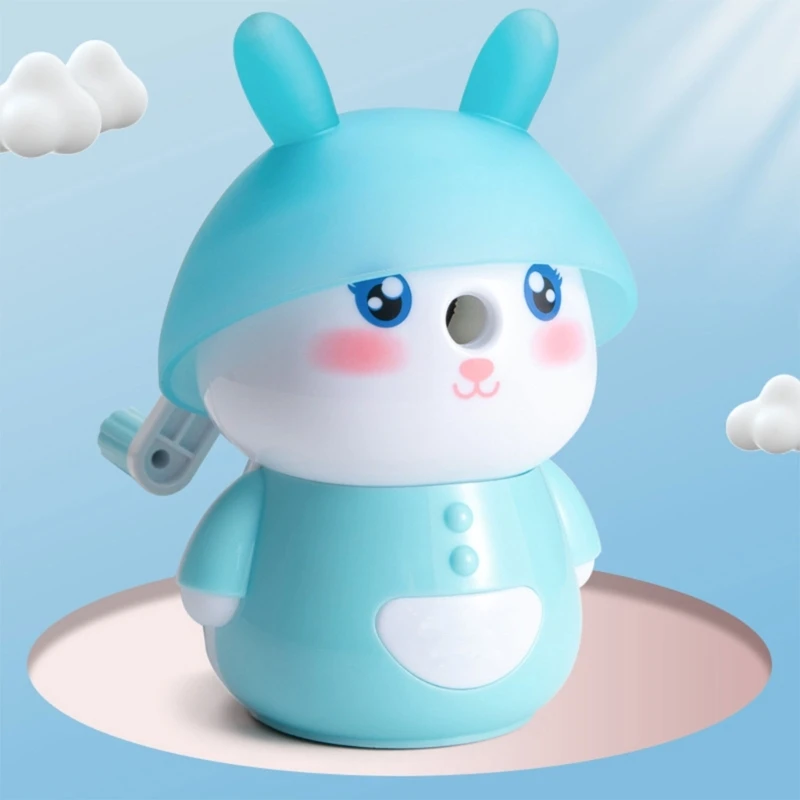 

Милая точилка для карандашей в виде кролика, с рисунком зайчика, ручная точилка для карандашей, школьные награды для детей D5QC