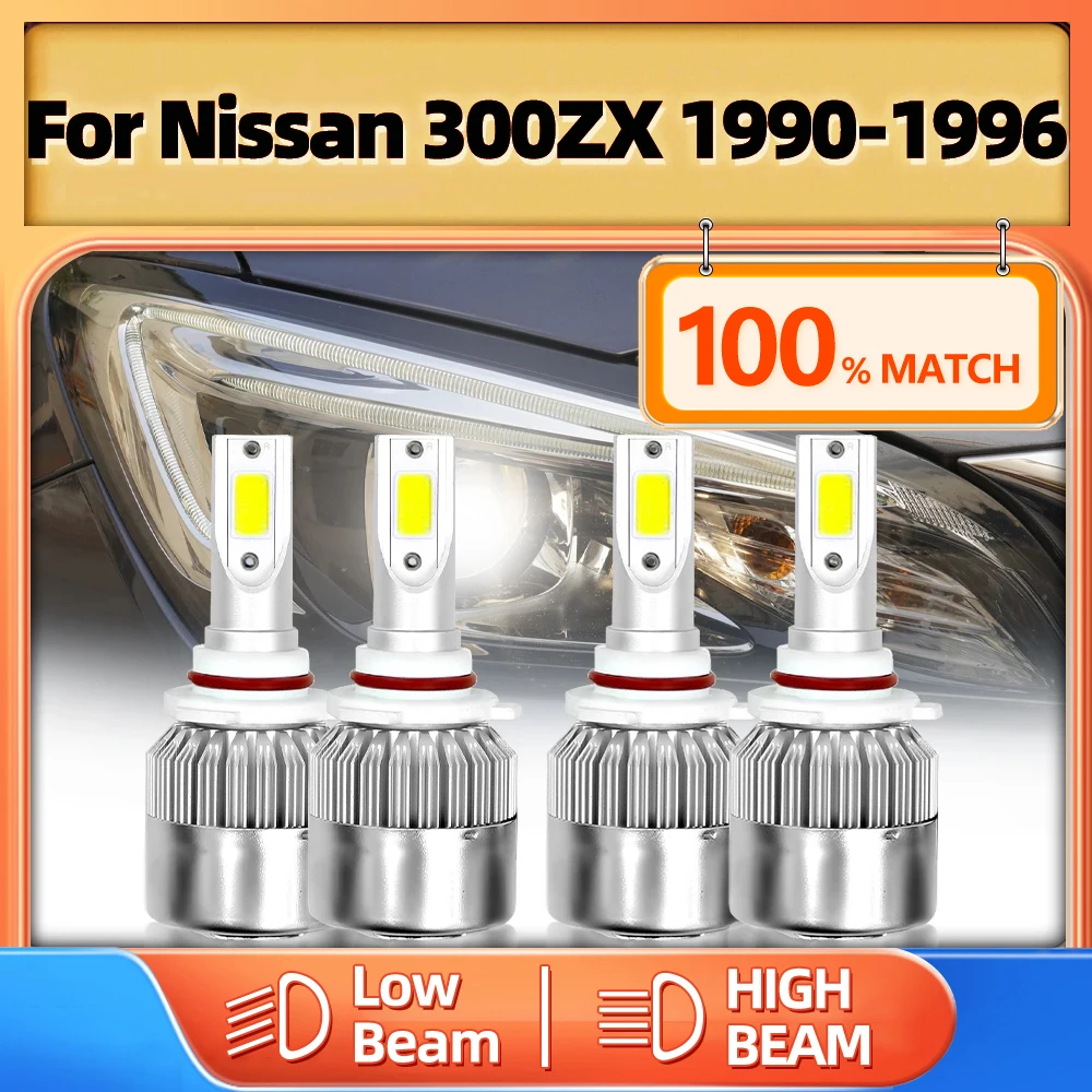 

Canbus Car LED Headlights Bulbs 240W 40000LM Auto LED Lamp 12V Car Lights For Nissan 300ZX 1990 1991 1992 1993 1994 1995 1996