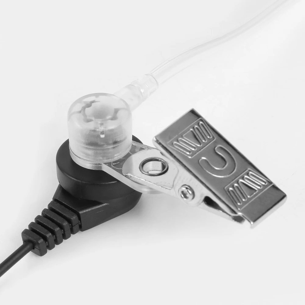 Covert Acoustic Tube Earpiece PTT MIC Headset for Motorola GP340 GP328 GP1280