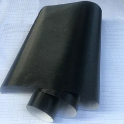 Silver Aluminum Brushed Vinyl Wrap - Sleek Adhesive Auto and Gadget Skin - 30cm x 150cm (Black)