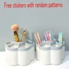 360-Degree Rotating Desktop Organizer Storage Box with 6 Compartments for Office Supplies Perfect for Cosmetics Stationery Tools 6