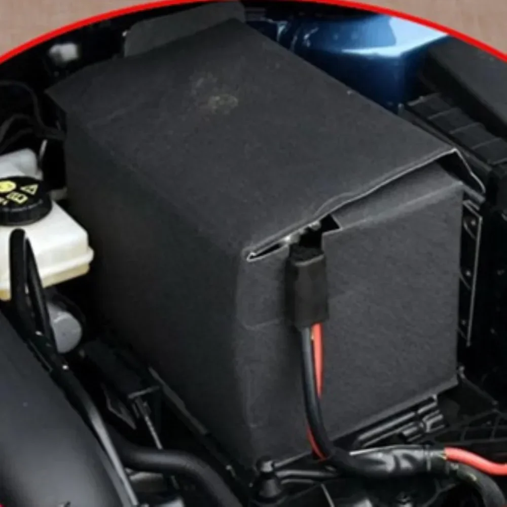 Battery Insulation Frost Protection Cover 1K0915411A for VW Passat B6 Golf MK5Eos Bora Caddy Audi Q3 Seat 1K0915411A battery insulation cover