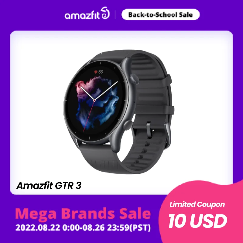 Smartwatch Amazfit GTR 3 z EU za $134.23 / ~638zł