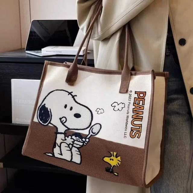 Bolsa de Lona Snoopy y Woodstock 4